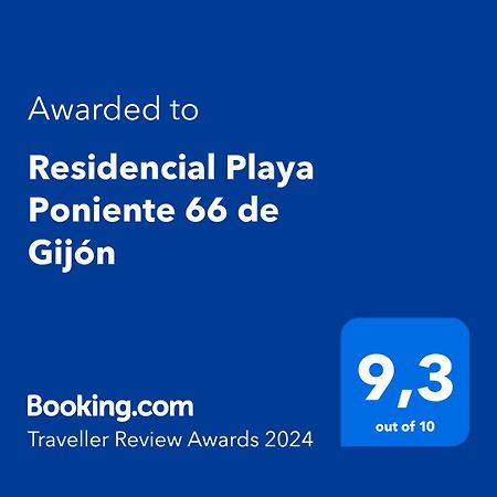 Ferienwohnung Residencial Playa Poniente 66 De Gijón Exterior foto