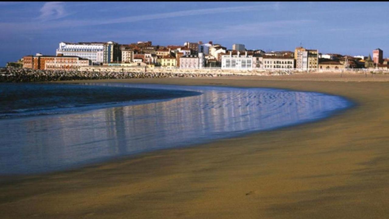 Ferienwohnung Residencial Playa Poniente 66 De Gijón Exterior foto