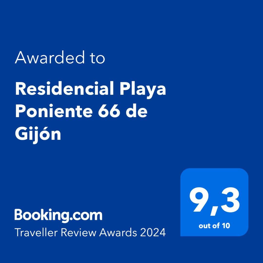 Ferienwohnung Residencial Playa Poniente 66 De Gijón Exterior foto